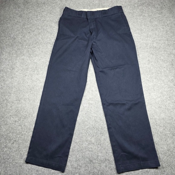 Dickies Other - Dickies Pants Mens 32x28 Navy Straight Leg 874 Original Fit Flex Dark Wash